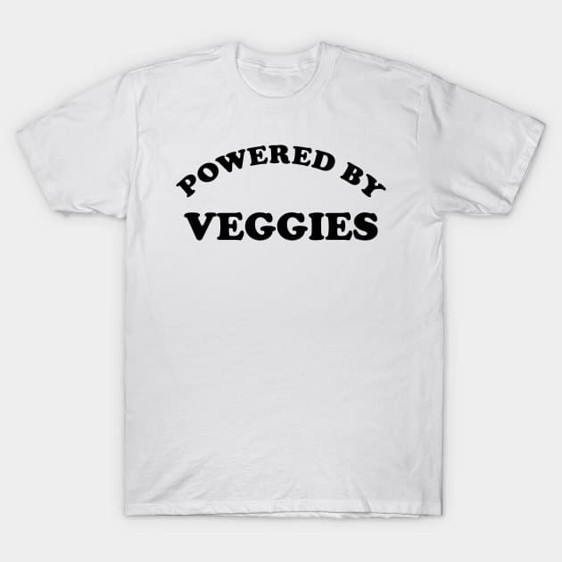 Powered By Veggies T-Shirt by BareHugz